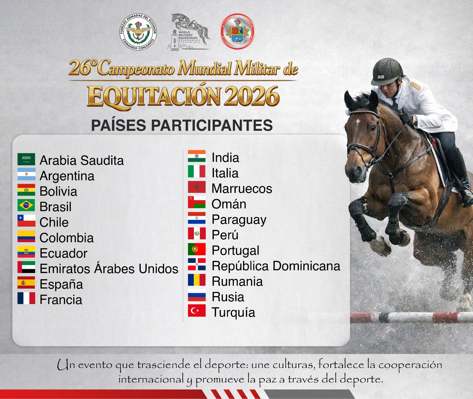 Campeonato Mundial Militar de Equitación 2026 — imagen 2